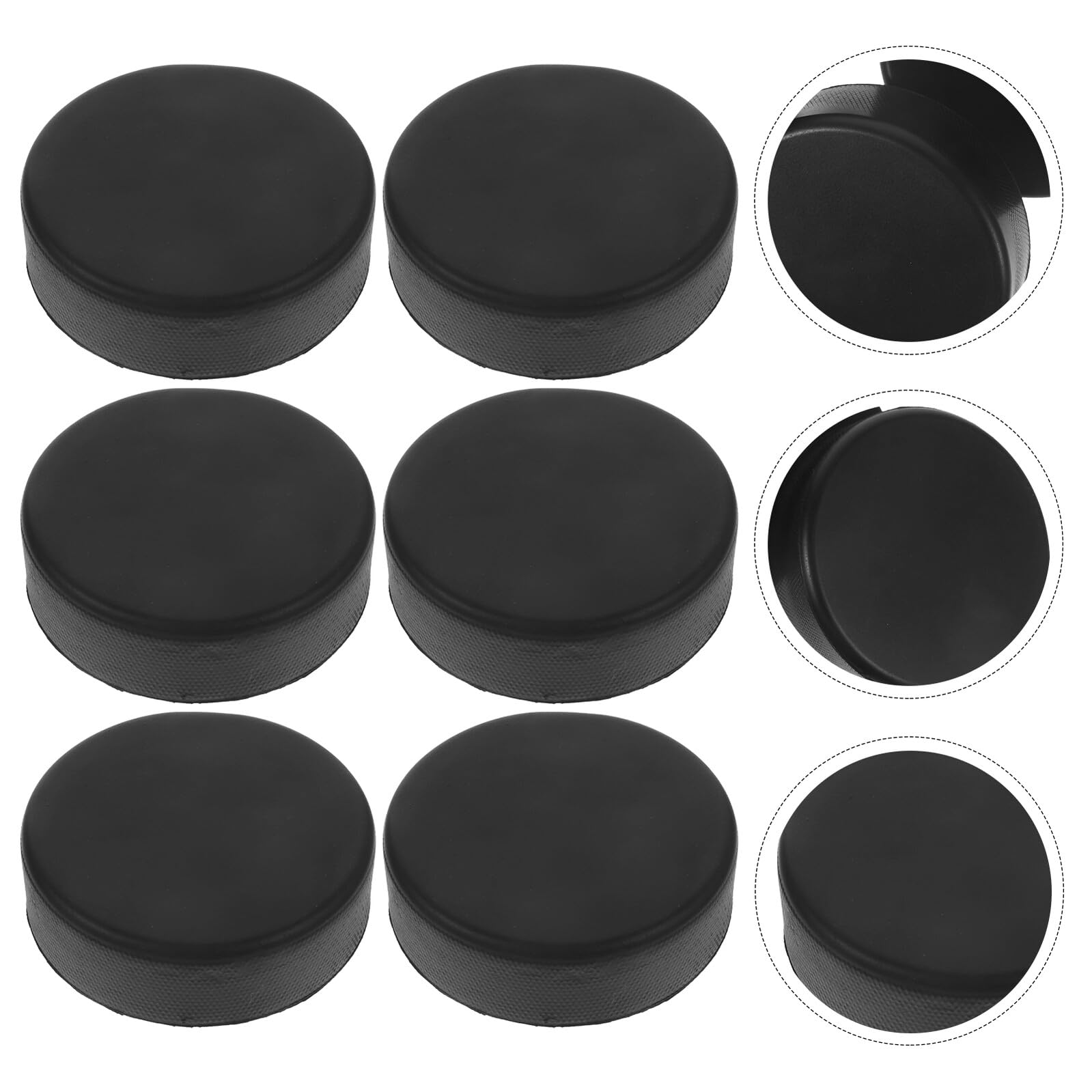 ABOOFAN Set 15 Dischi da Air Hockey Pesanti Neri per Allenamento Hockey su Ghiaccio Accessori per Gioco da Tavolo Dischi da Allenamento e Forniture Sportive