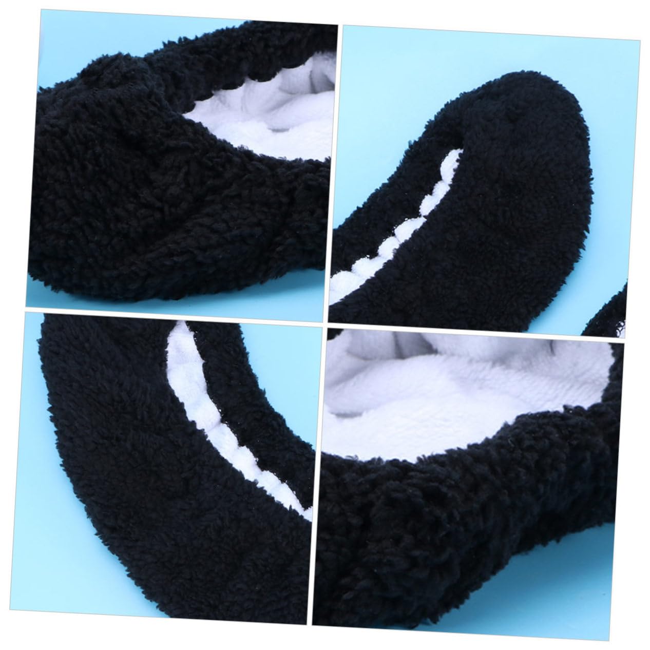 Milisten Protège-Lames de Patins Élastiques M, 2 Paires, Polyester Noir