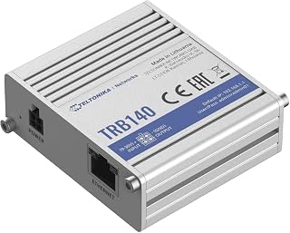 Teltonika TRB140 003000 Industrielles LTE-Gateway; nur für Betreiber in Europa, dem Nahen Osten, Afrika, Korea, Thailand, Indien und Malaysia; 4G/LTE, 3G- und 2G-Konnektivität; Ethernet-Schnittstelle