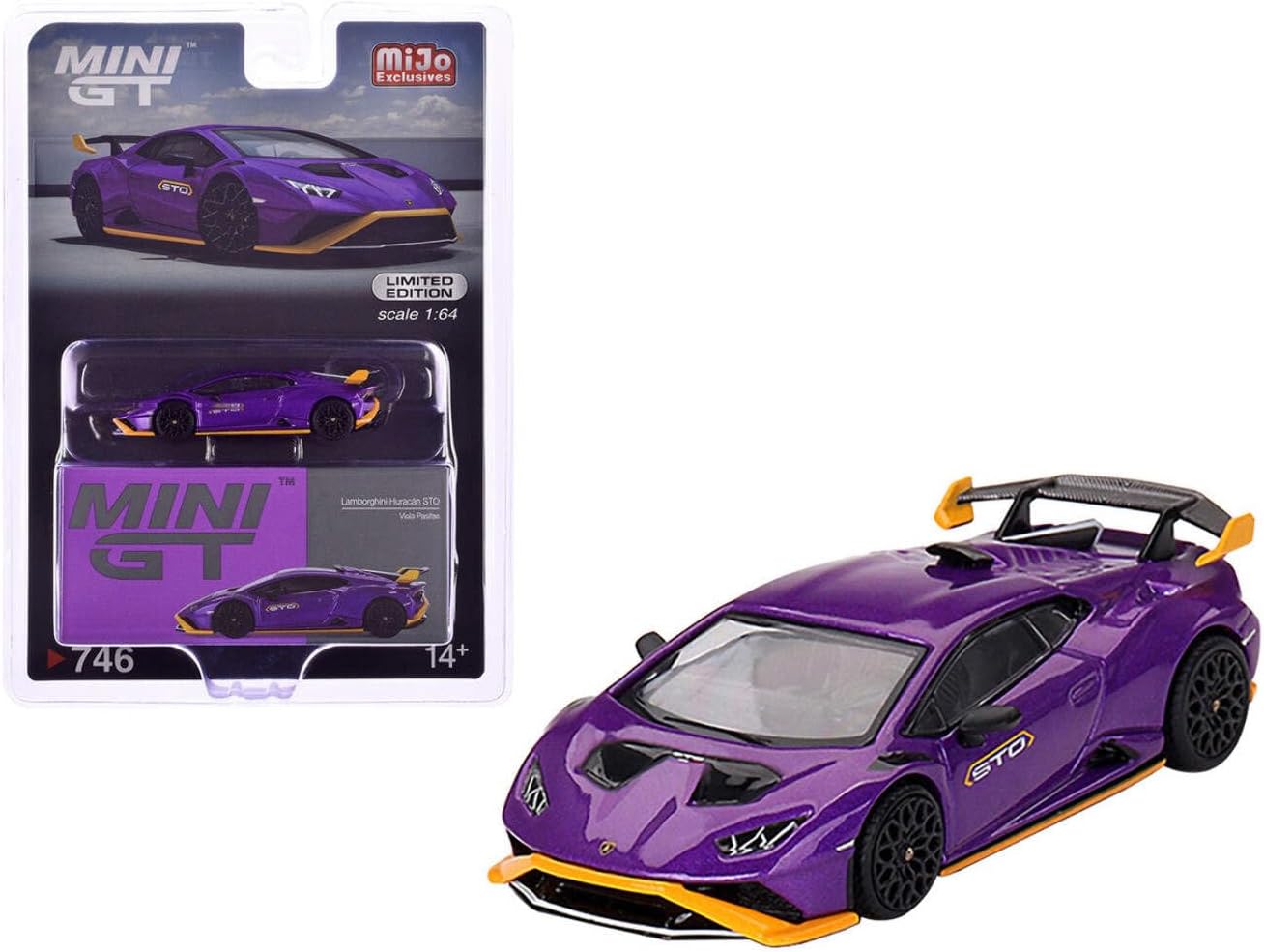 (Pre-order) Mini GT Lamborghini Huracán STO - Viola Pasifae