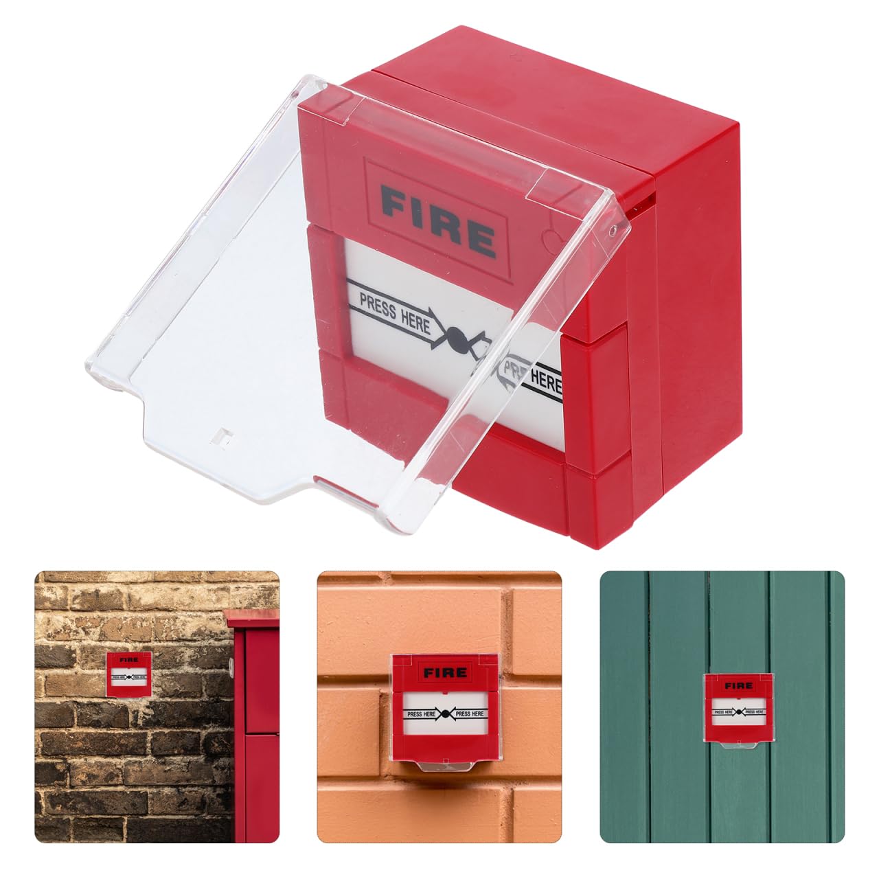Nuobesty Fire Alarm Call Point Manual Reset Switch Emergency Call Button with Quick Response Waterproof and Dustproof Push Button for Home and Business Safety - Image 4