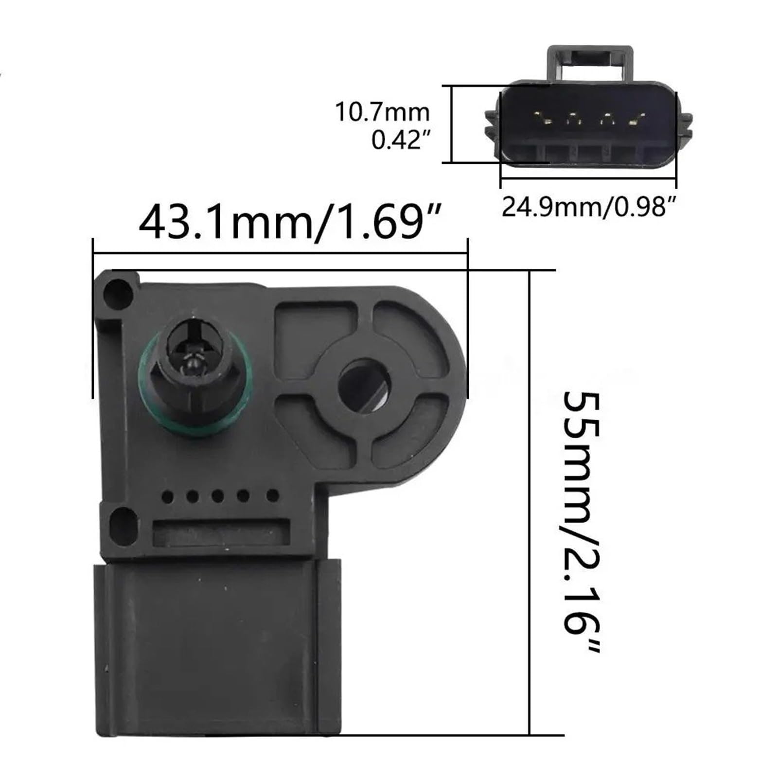 Sensore MAP per Mazda Mercury 0261230044