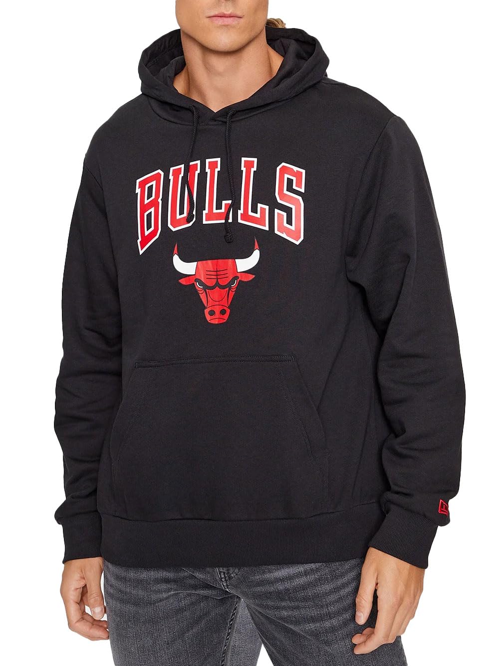 New Era Men's Noir Hoodie Chicago Bulls
