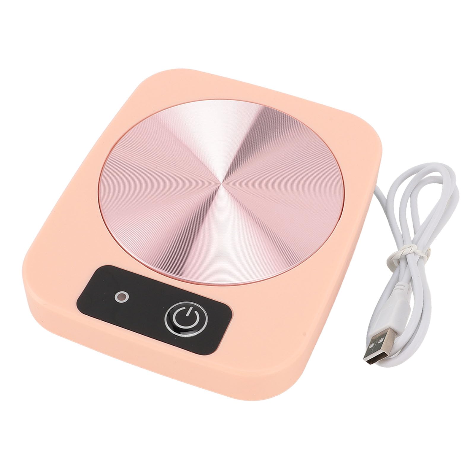 Termostat Podgrzewacz do Kubka do Kawy Podstawka Inteligentna, Szybka Poduszka Grzewcza do Domowego Biura (PINK)