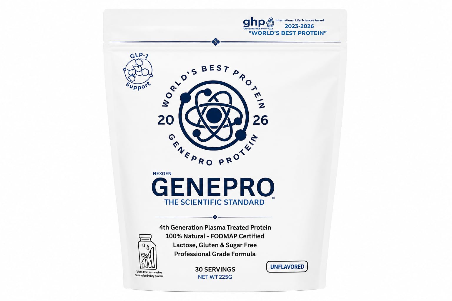 Amazon.com: GENEPRO GEN. 3 Unflavored Protein Powder - New Formula