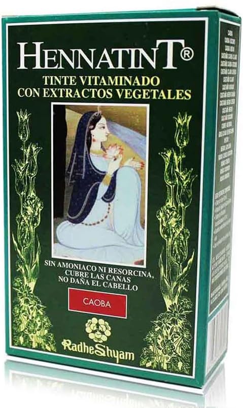 Hennatint Caoba Tinte Henna para Cabello 60ml