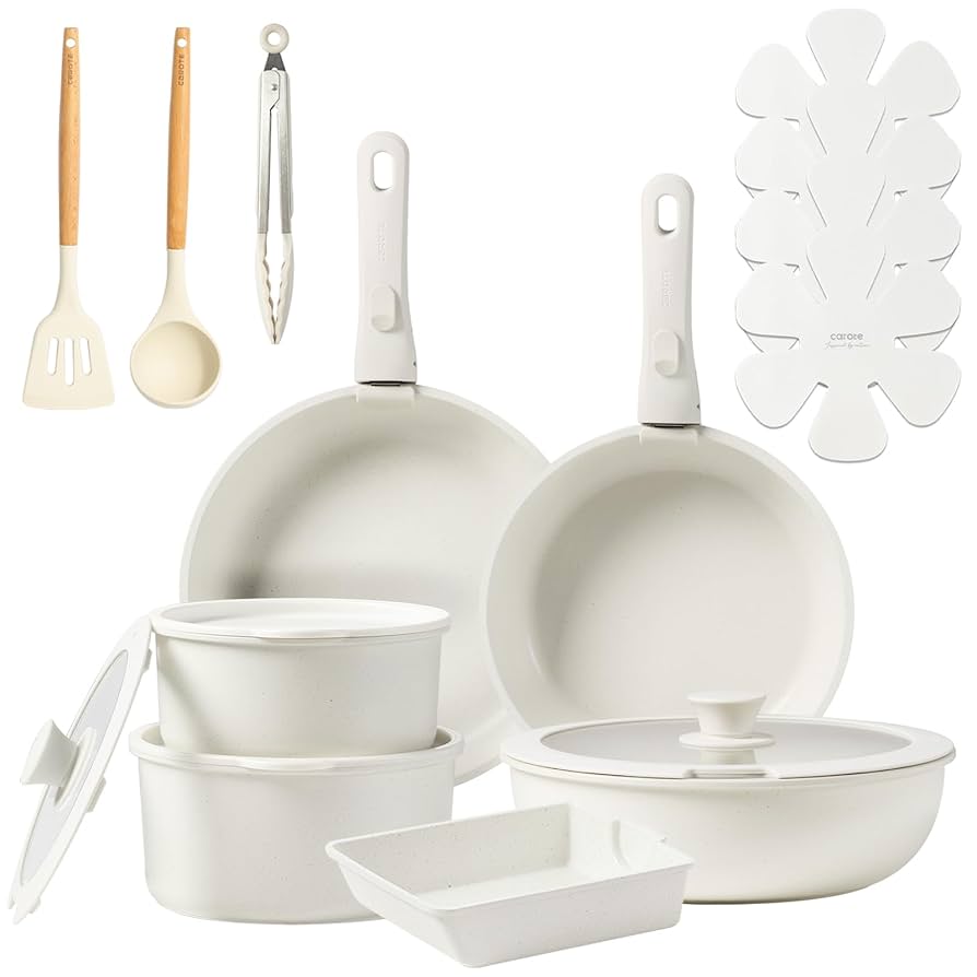 CAROTE カローテ フライパン セット 19点ベージュ ICE CREAM 楽天市場】【期間限定☆30％OFF!】CAROTE カローテ フライパン