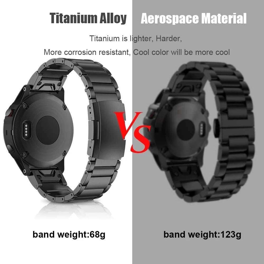 22 mm 26 mm zamiennik paska do zegarka Garmin Fenix 5 5X Plus 6 6X Pro 7X Quick Release pasek do smartwatcha bransoletka opaska na nadgarstek