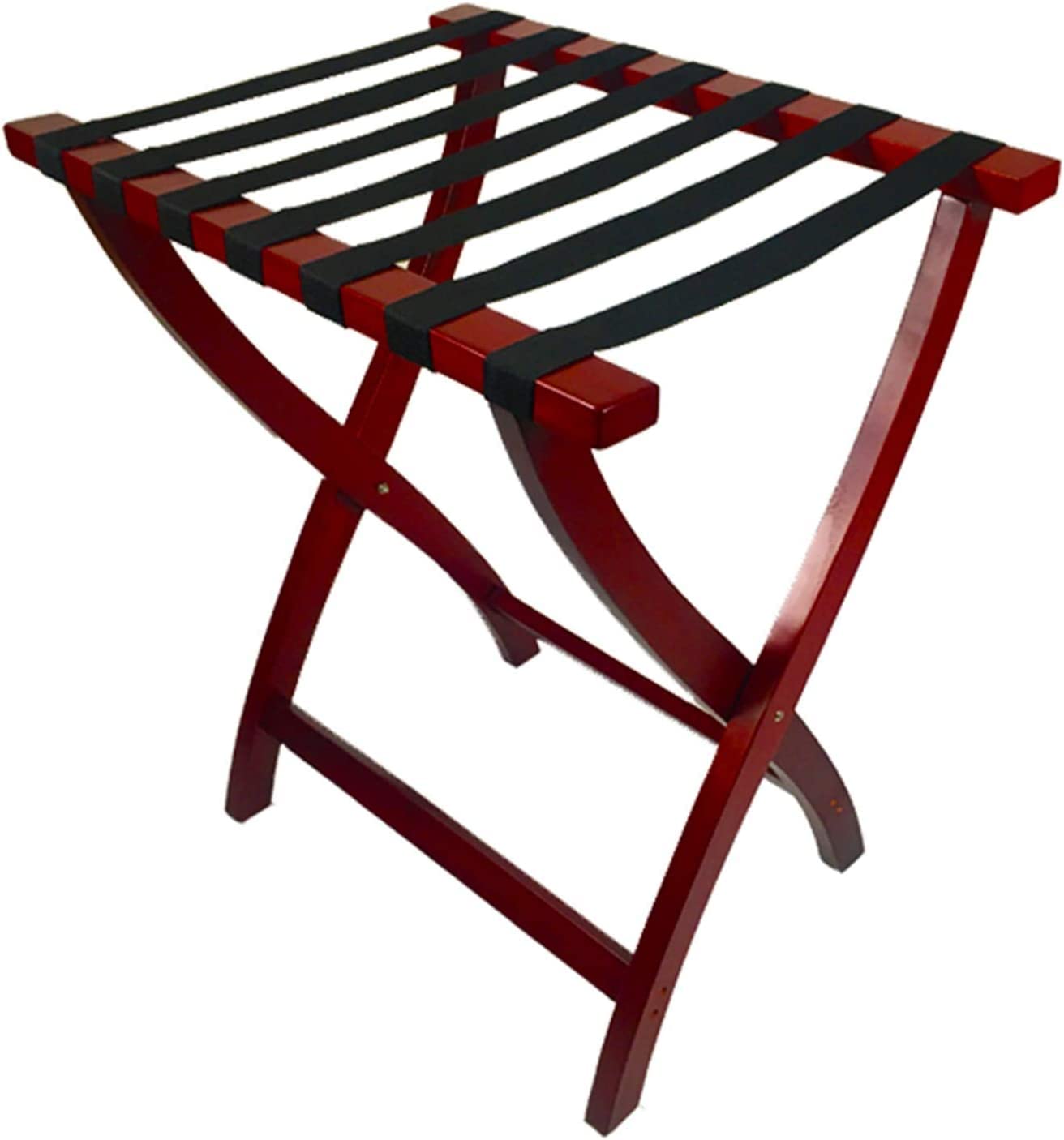 Genérico Portaequipajes para habitación de Invitados, portaequipajes Plegable para Maletas, portaequipajes Plegable de Madera Maciza, portaequipajes para habitación de Hotel, Perchero para