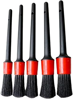 CORKVT Car Cleaning Brush, Used to Clean Small and Precise Parts in The car, Five Pieces of fine Brush Set