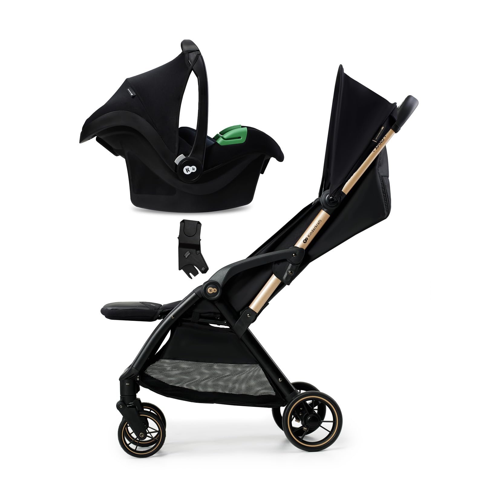 Kinderkraft, APINO universal stroller adapters for compatible with, MINK PRO i-Size car seat Travel System