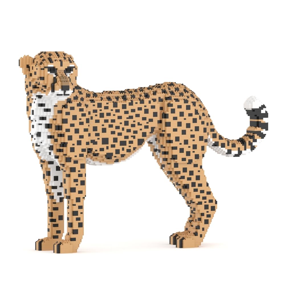 Amazon.com: JEKCA Cheetah 01S | Animal Plastic Building Blocks