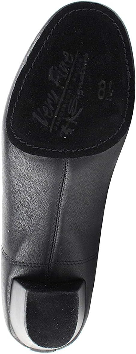 Very Fine Men's Ballroom Dance Shoes Tango Wedding Salsa Latin Dance Shoes S417EB Dance Shoes 1.5" [Bundle of 5]