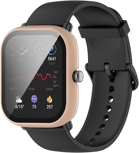 Miniatura 6 de TenCloud Protector de pantalla compatible con Amazfit Bip U Pro, fundas de accesorios para relojes inteligentes, resistentes a los arañazos,