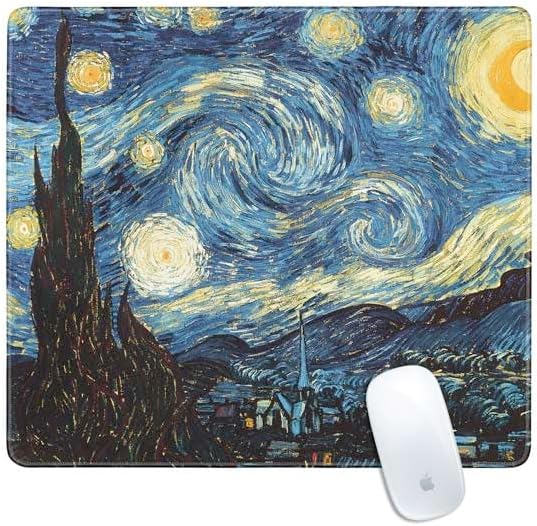 Skinit Extra Large Gaming Mouse Pad - Officially Licensed Edward Hopper Nighthawks 1942 Design with Stitched Edges, Waterproof, Non-Slip Rubber Base, Desk Mat for Keyboard & Mouse