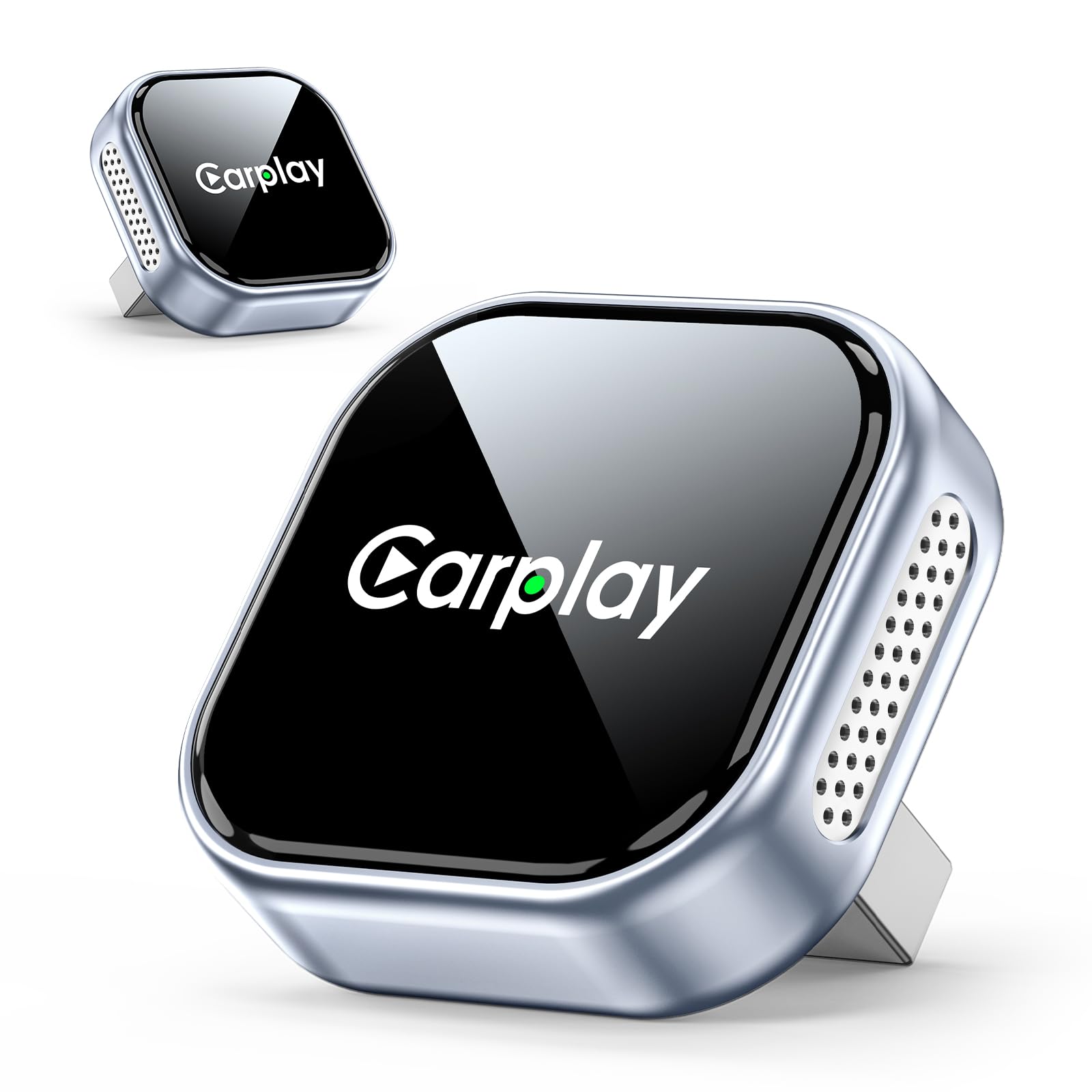 Wireless Carplay Adapter Für iPhone, Wandelt Kabelgebundenes Carplay in Kabelloses Um, Plug & Play,Mini & Stabiler, Kompatibel Mit iOS10+,Stabile Steuerung & Keine Verzögerungb