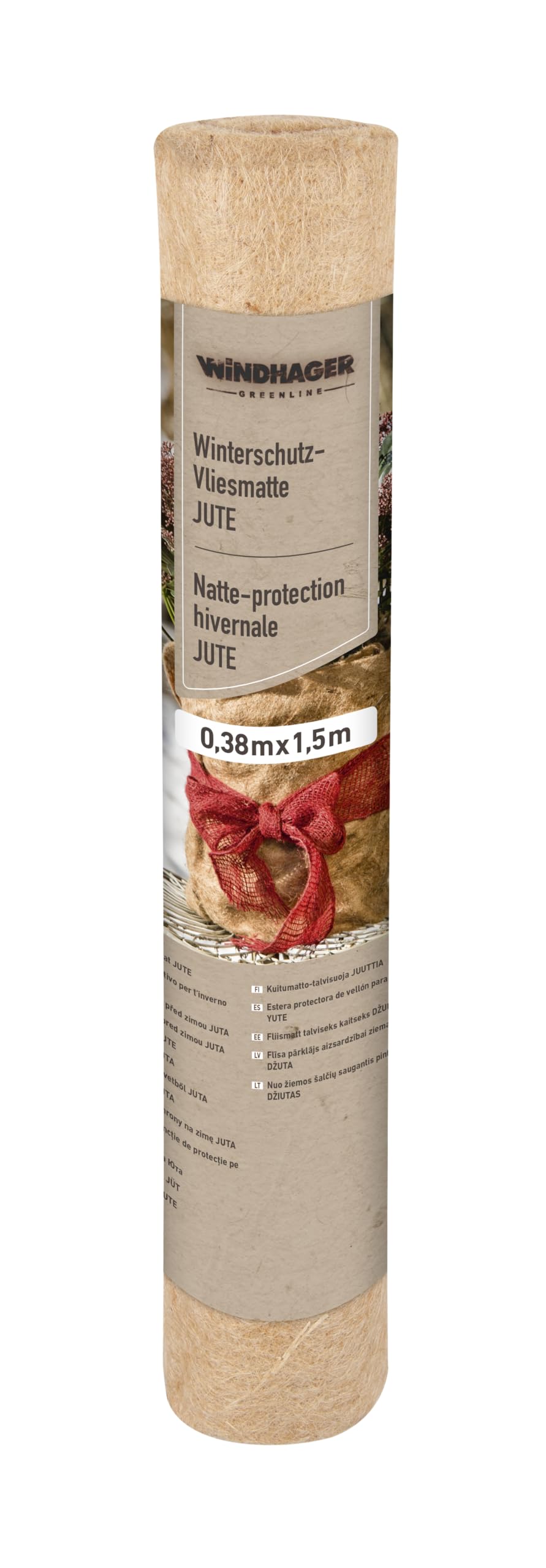 Windhager Winterschutz Vlies-Matte KO, Thermovlies aus Jute, Klteschutz  Pflanztopf, Frostschutz fr Pflanzen, 300 g/m, 0,38 x 1,5m, 06554 :  Amazon.de: Garten