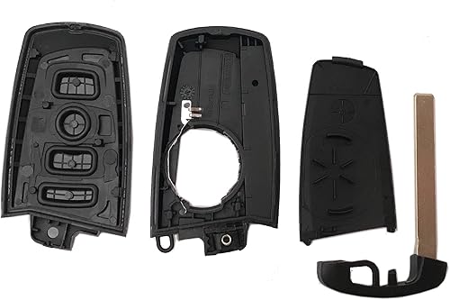 Miniatura 6 de Funda para llavero inteligente con control remoto para BMW 1 3 4 5 6 7 F Series X3 X5 M2 M5 F10 235ix 320 Funda para llavero (negro)