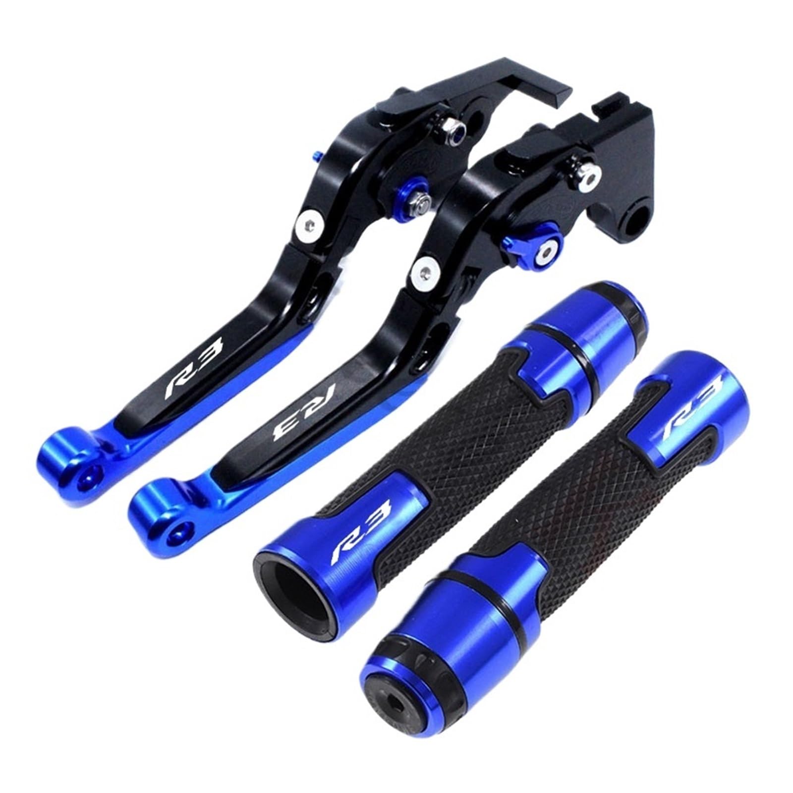 Ktebnwosd Color G Motorcycle Accessories Folding Brake Clutch Levers Handlebar Grips For Yzf R3 Yzfr3 2015-2020 Handle Lever Brake Clutchs Levers