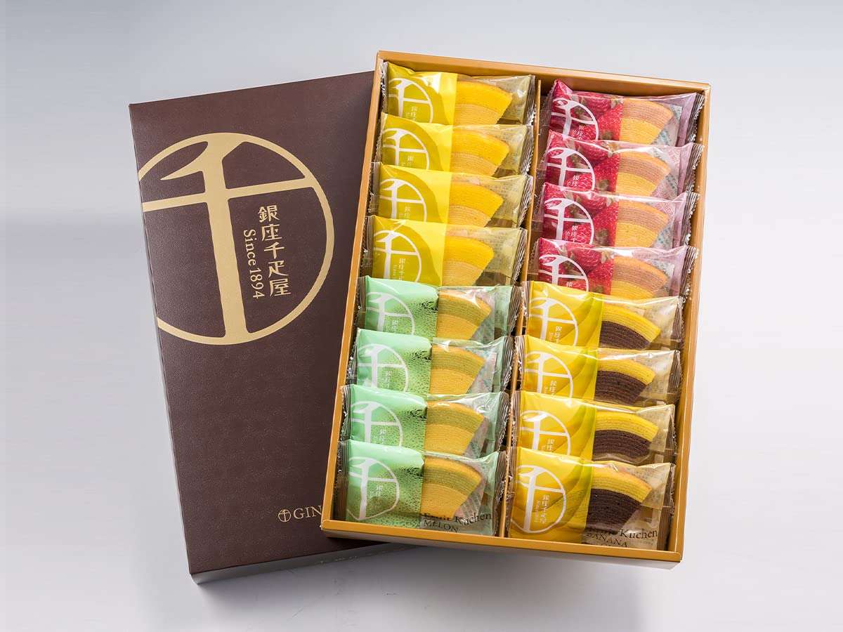 ふ*う様 【まとめ売り1】銀座フルーツクーヘン4種各2個入×12箱 楽天市場】【銀座千疋屋 銀座フルーツクーヘン 8個セット4種各2個