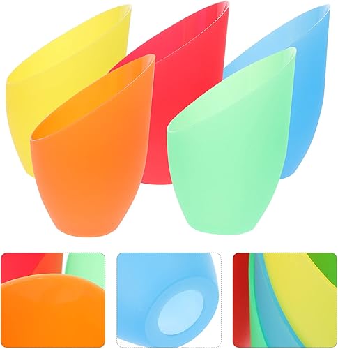 Miniatura 5 de SEWACC 5 unids pantalla de herradura multi cabeza lámpara pantallas lámparas cubiertas de luz campana lámpara colgante cubierta plástico lámpara