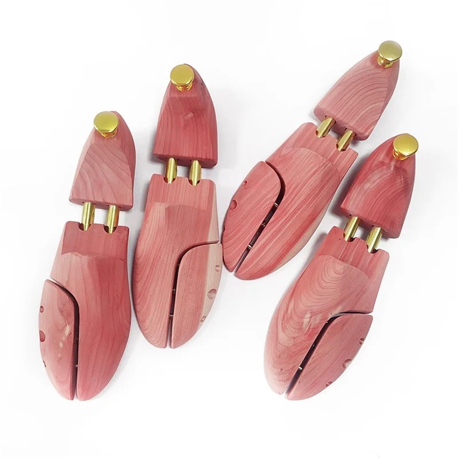 Árbol de Zapatos Árbol de zapatos de madera de cedro rojo de doble tubo, ajustable, moldeador de zapatos, árbol de zapatos for hombre (Color : EU 45 46)