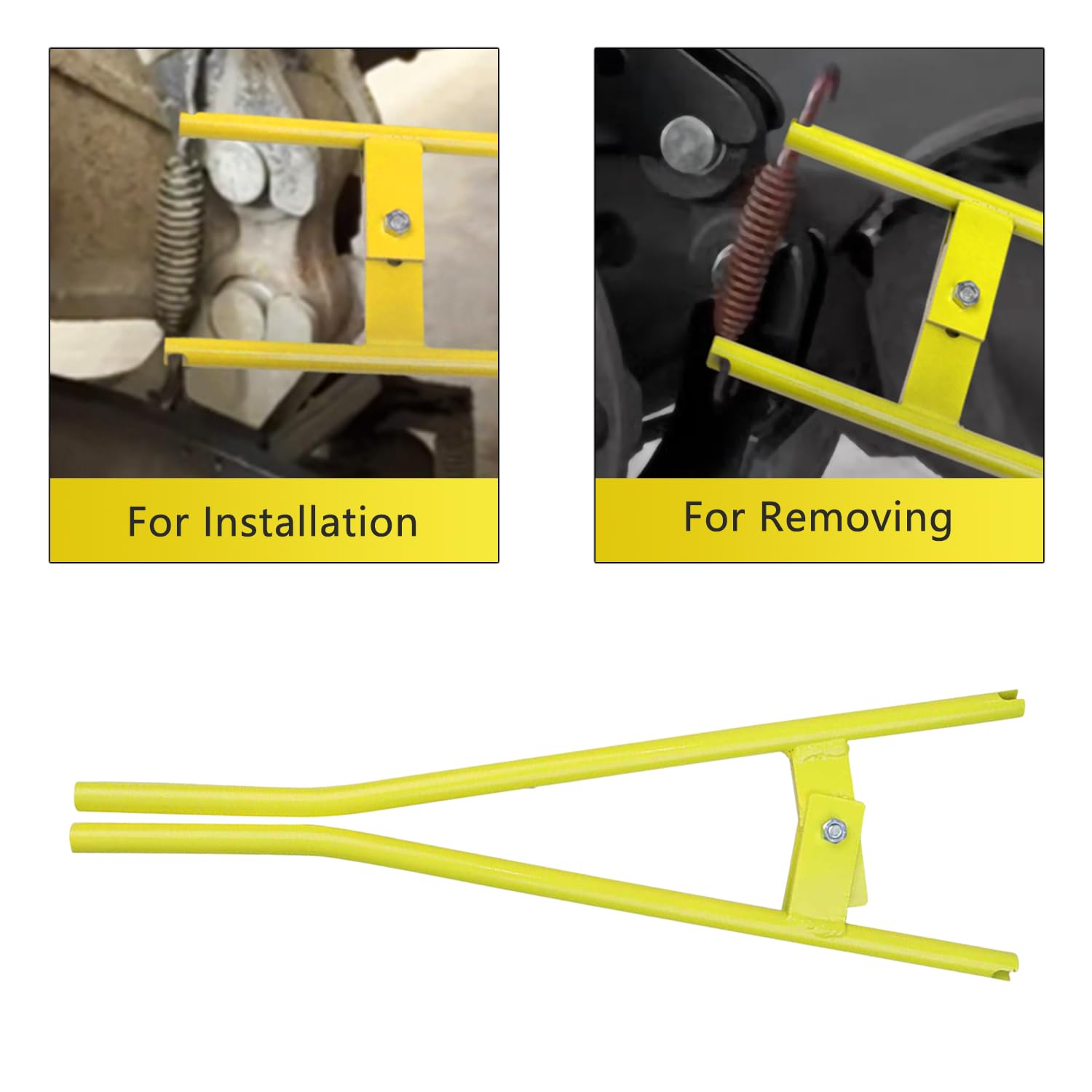 Outil de ressort de frein de camion LT890 Outil de ressort de frein robuste Jaune/rouge/noir (LT890 Jaune)