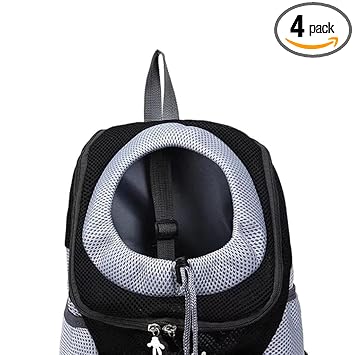 GIANTE Pet Dog Cat Carrier Shoulder Travel Bag Sling Backpack Pouch Black M