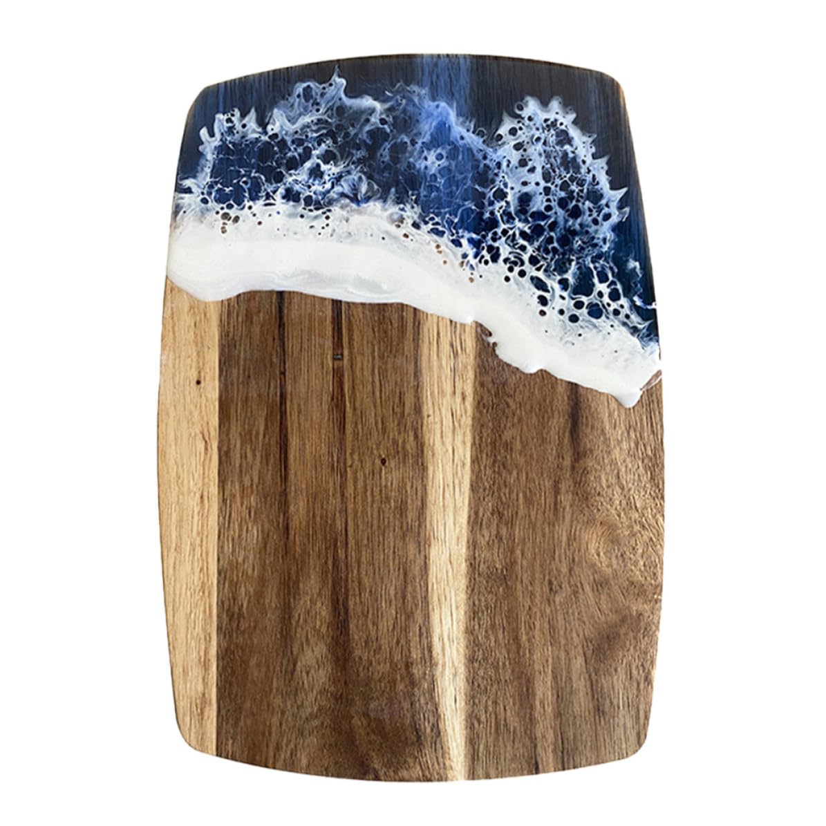 Planche à Découper en Bois et Résine, Motif Unique Cuisine