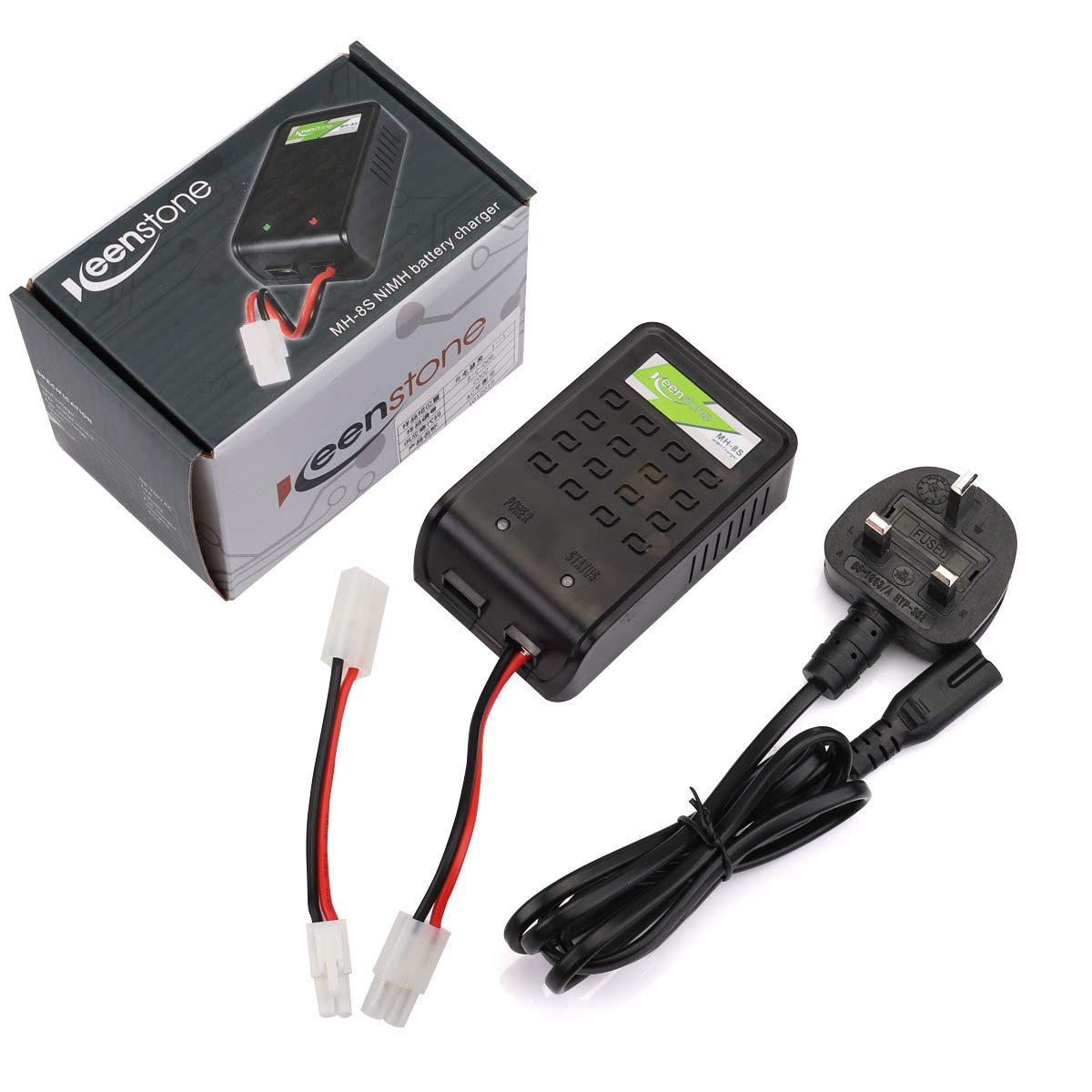 Keenstone Airsoft Battery Charger with Mini Tamiya Connector and Tamiya