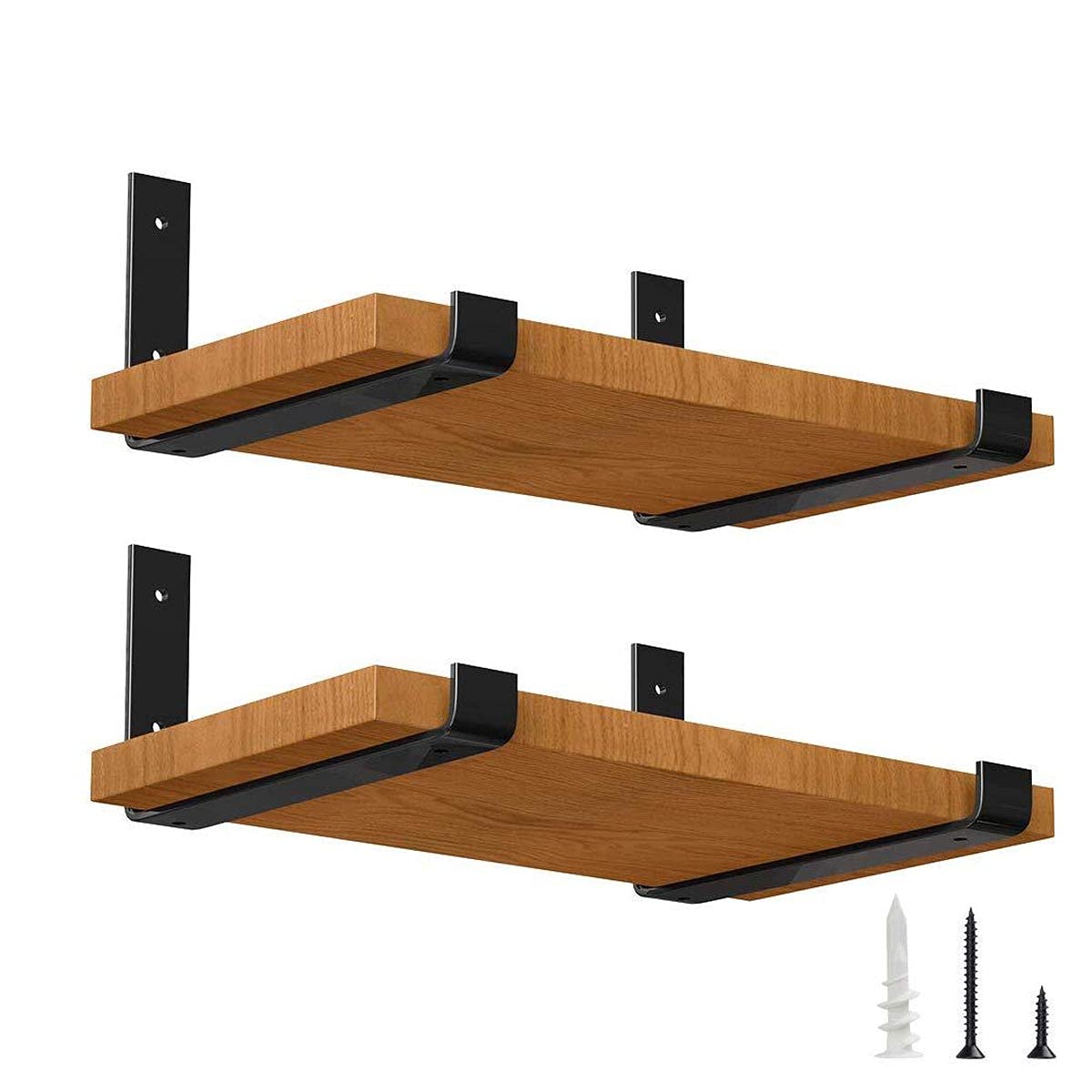 Buy 8 Inch Shelf Bracket for DIY Floating Shelf, Heavy Duty Wall Shelf