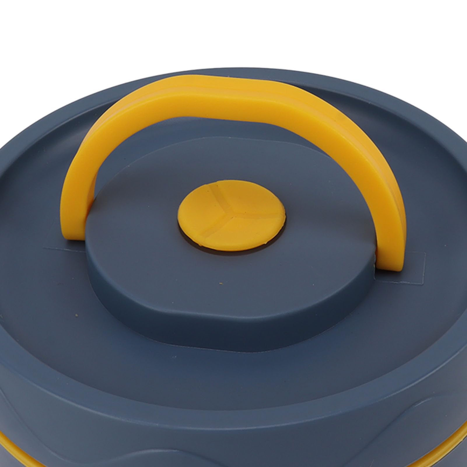 Lunch Box Rotondo in Acciaio Inossidabile con Coperchio, a Prova di Perdite, Grande capacità, Facile da Pulire, per Ufficio (3 Cassette Coibentate)