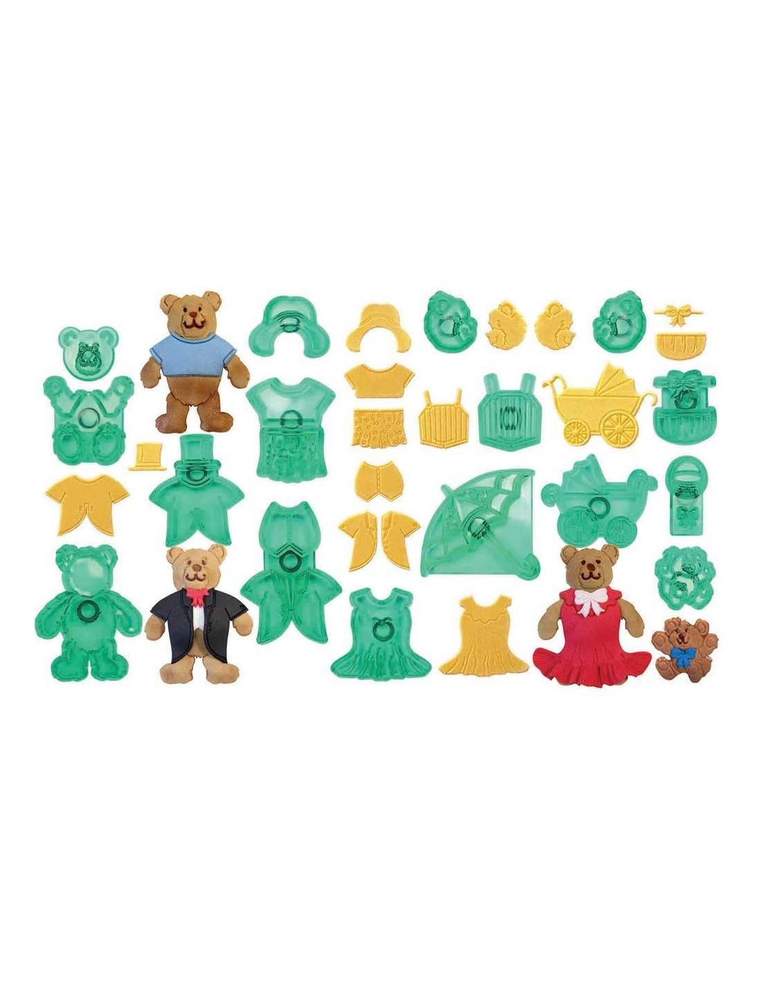 JEM Dress-A-Teddy Cutters, Set of 16