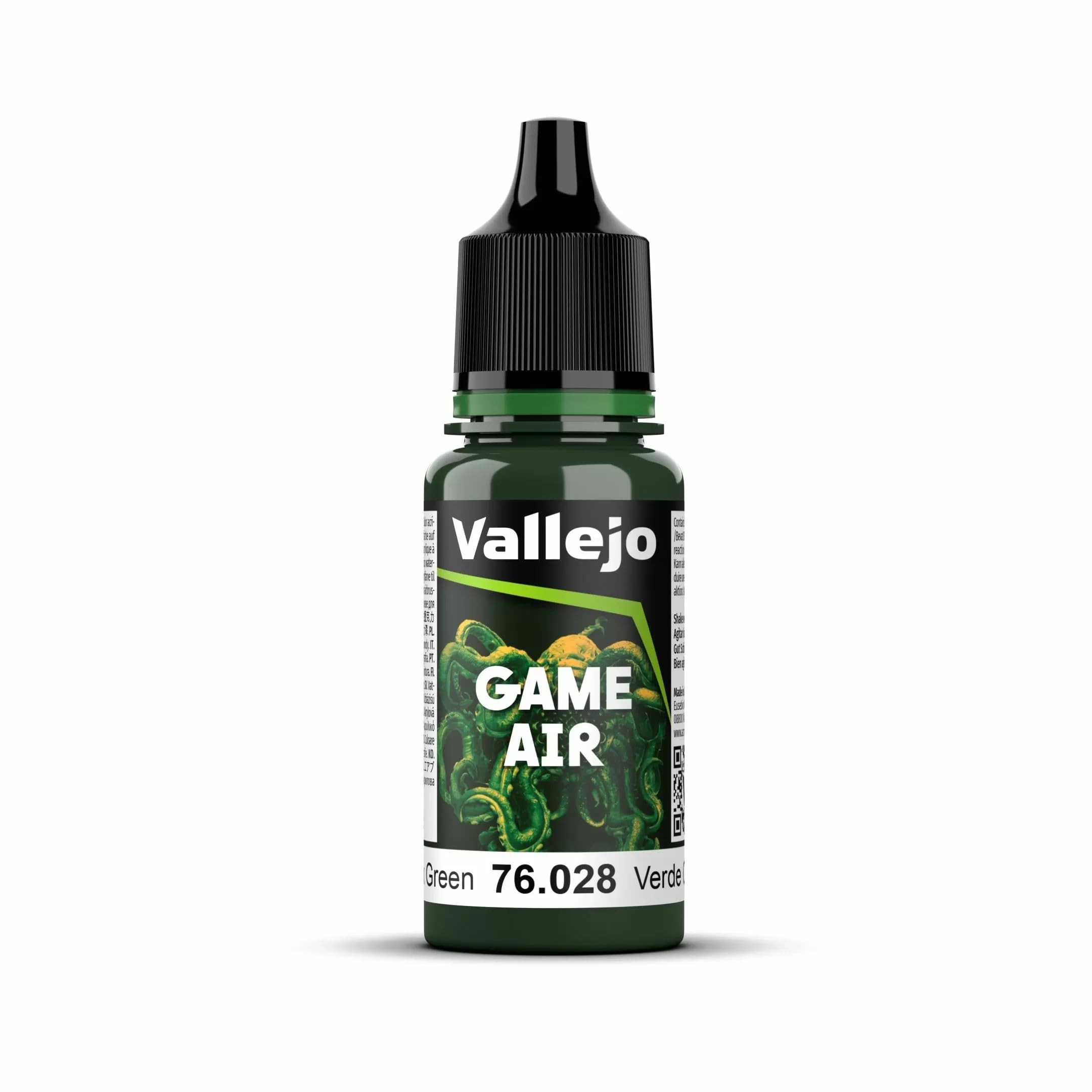 Vallejo AV Game Air 18ml - Dark Green Model Paint, VAL76028
