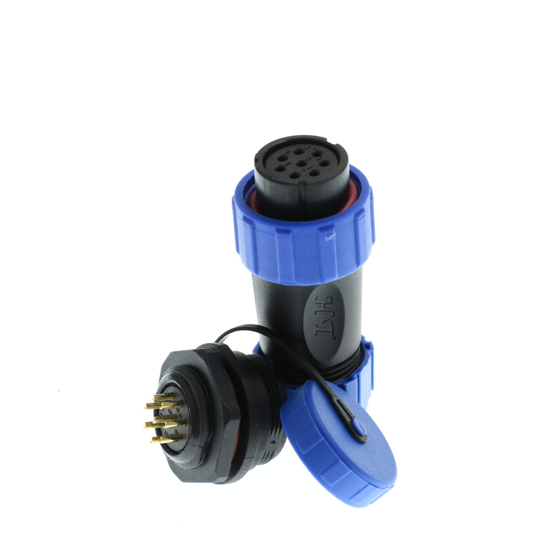 ZBLZGP HE21 8 Pin Connector 5A 8-12mm Cable IP68 Waterproof Connector Plug Female Socket Male Aviation Circular Industrial Panel Mount - Image 3