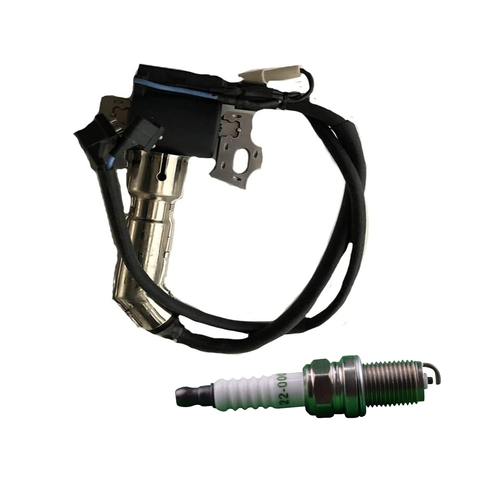 OakTen Ignition Coil Spark Plug Pack compatible with 951-15151 for MTD Engine Model 165-WU, 265-WU, 270-WU, 670-WU, 675-WU