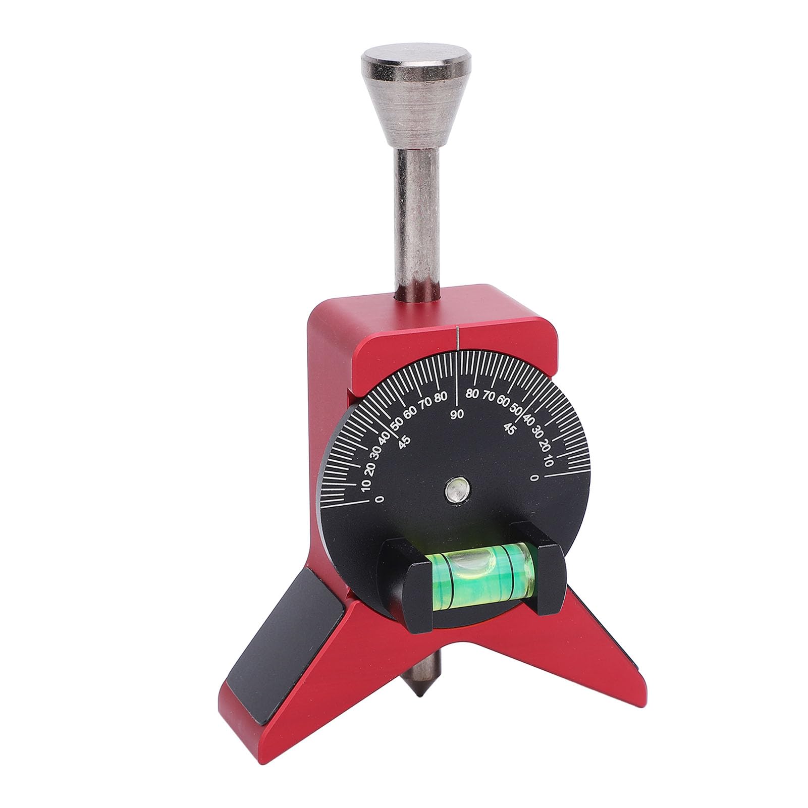 Acouto Trova Centro Tubi Magnetico, Strumento a Forma di Y con Goniometro a Livella a Bolla Scala per Tubi da 1-1/2 a 6 Pollici, Ideale per Tubisti e Saldatori