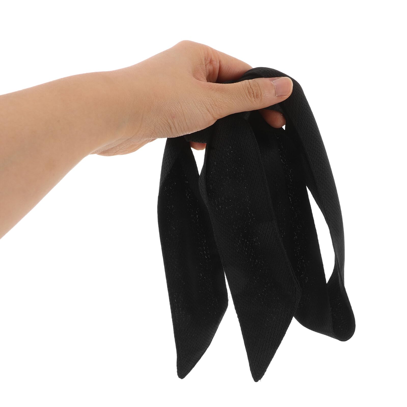 Diadema de Lazo Negra de Fibra de Poliéster para Deporte