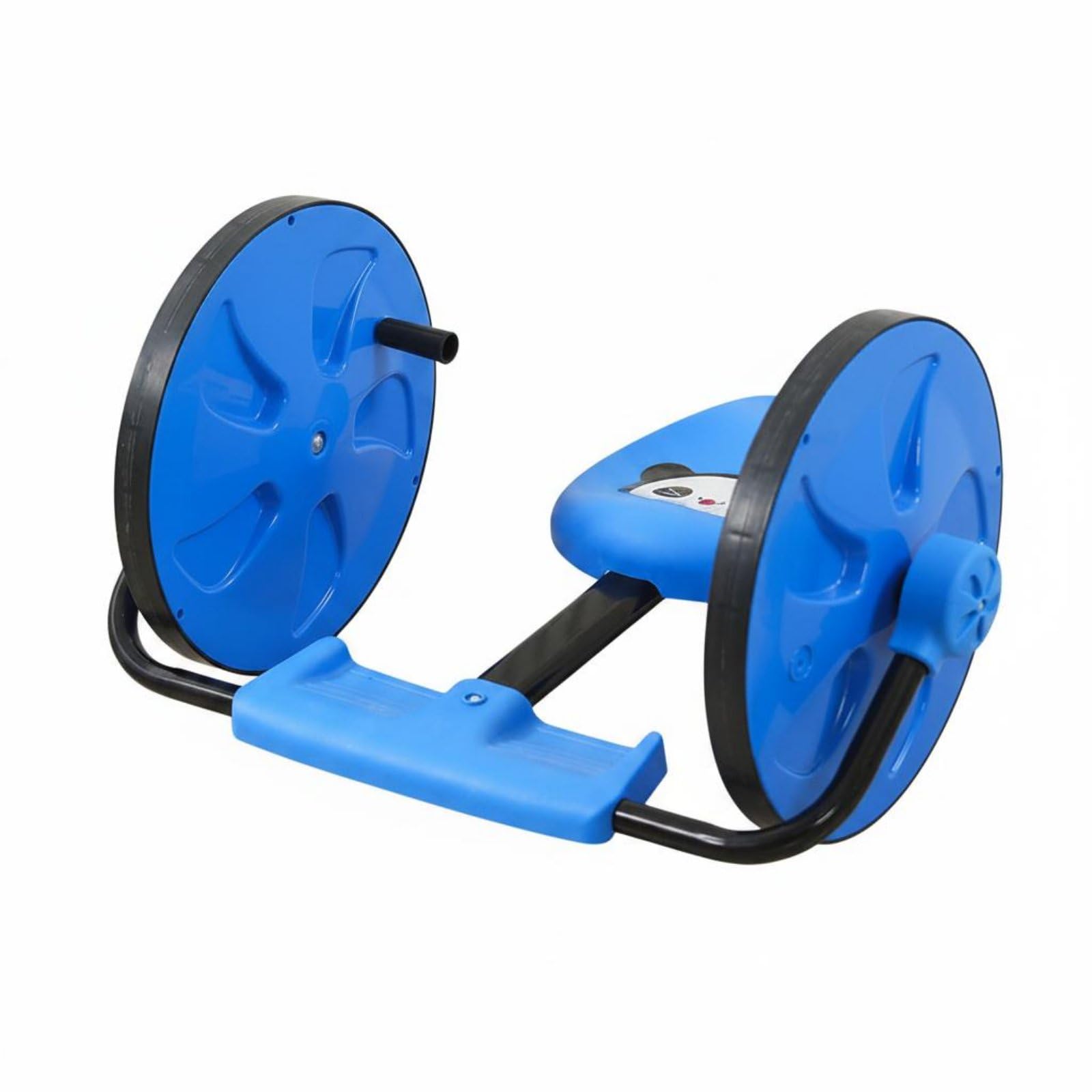 Gralara Kinder Laufrad Handkurbel Auto Kinderfahrzeug Dreirad Balancebike mit Übungsfunktion für Gleichgewicht Und Steuerung Plus Komfortsitz aus PP Metall für Zuhause Kindergarten Spielplatz, Blau