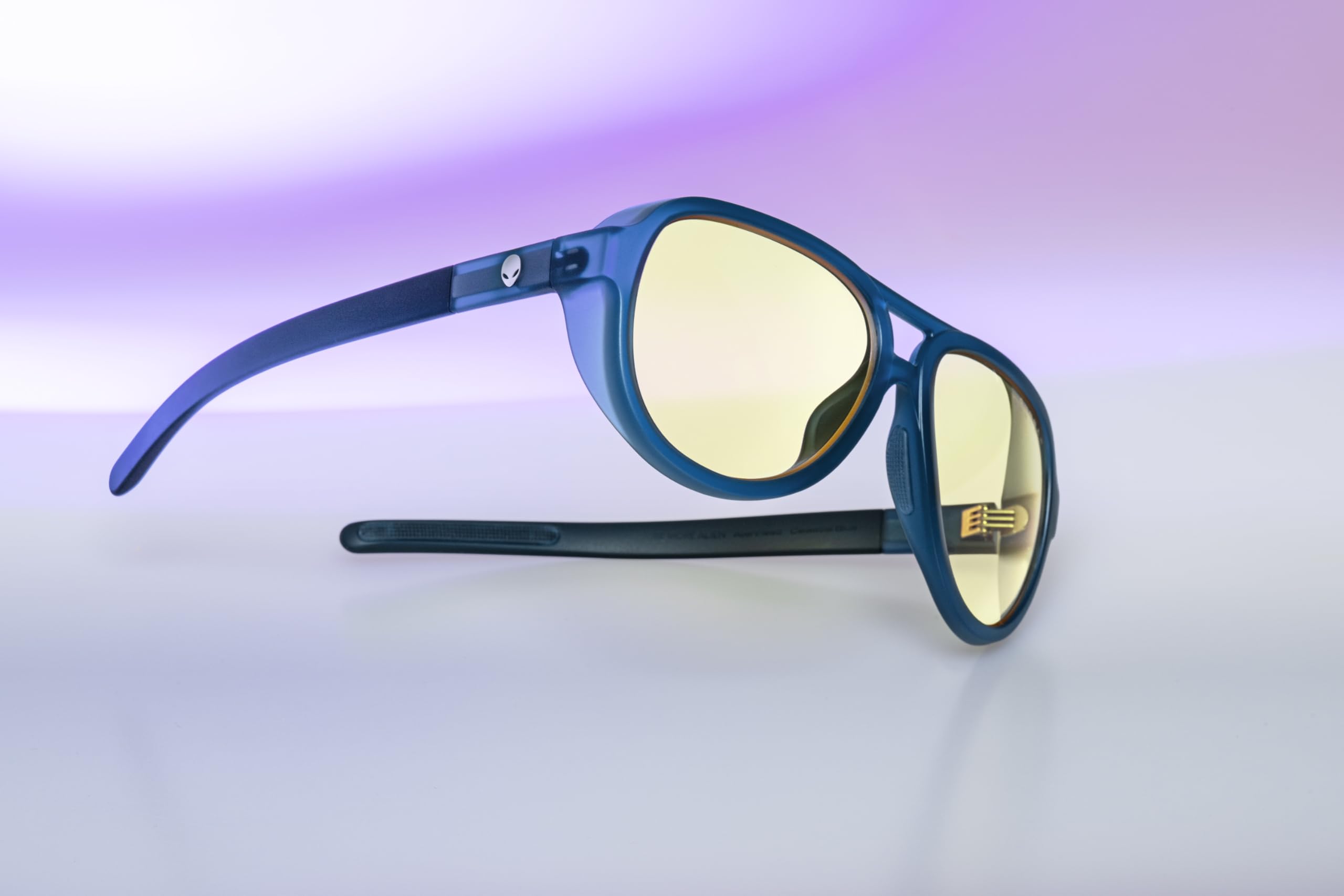 Gunnar x Alienware - Lunettes de jeu et d'ordinateur Roswell - Protection contre la lumière bleue pour soulager la fatigue oculaire et les yeux secs