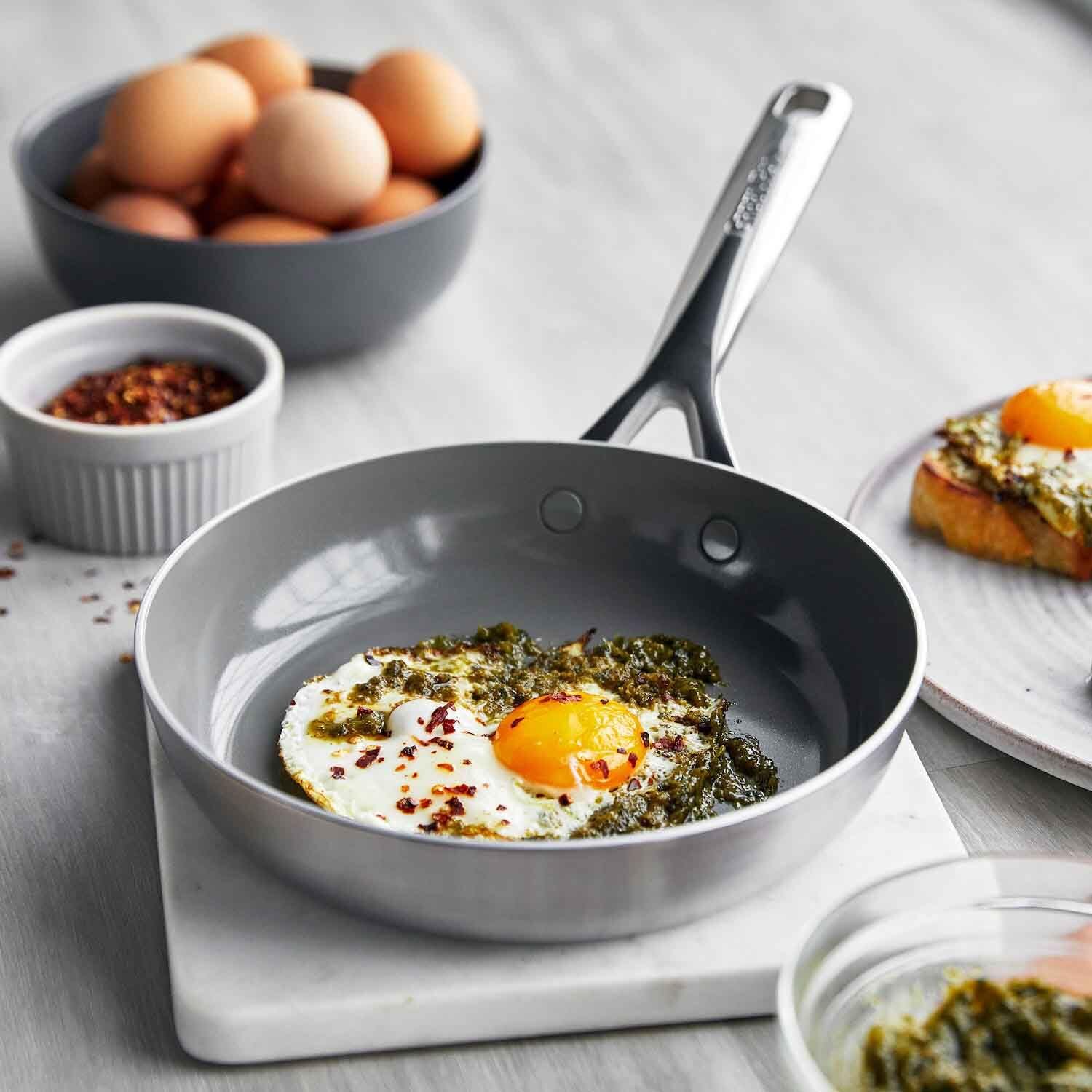 GreenPan GP5 Stainless Steel 5-Ply Healthy Ceramic Nonstick 8