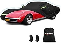 Vista 10 de para C6 Corvette Funda Completa para Auto Resistente al Agua, Fundas para Auto al Aire Libre a Prueba de Viento, Resistente para Todo Clima