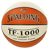 Exzellenter Grip Spalding Tf1000 Legacy Ball Basketball, orange/Weiß, 7