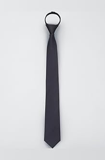 4 Packs Pre-tied Adjustable Zipper Skinny necktie,2.35inch Clip on Slim Ties for men or boys