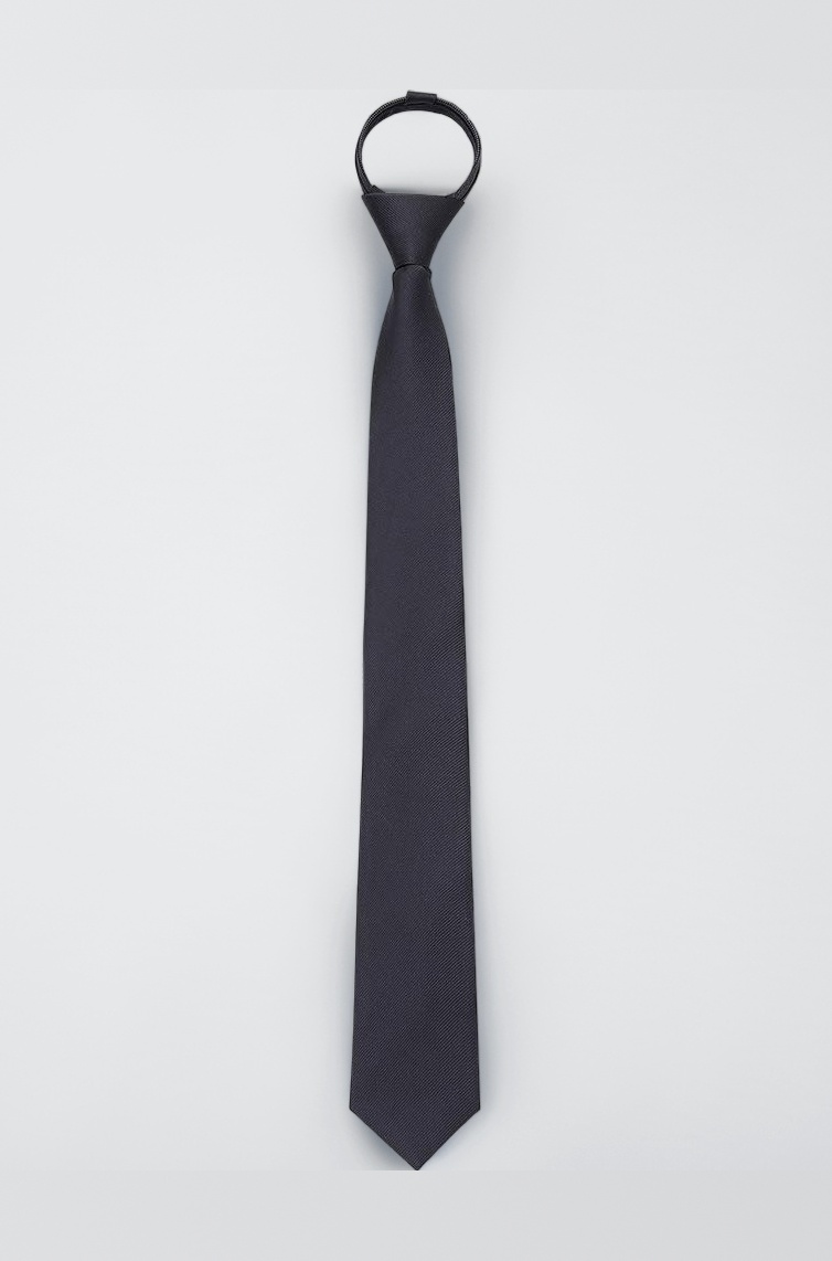 4 Packs Pre-tied Adjustable Zipper Skinny necktie,2.35inch Clip on Slim Ties for men or boys