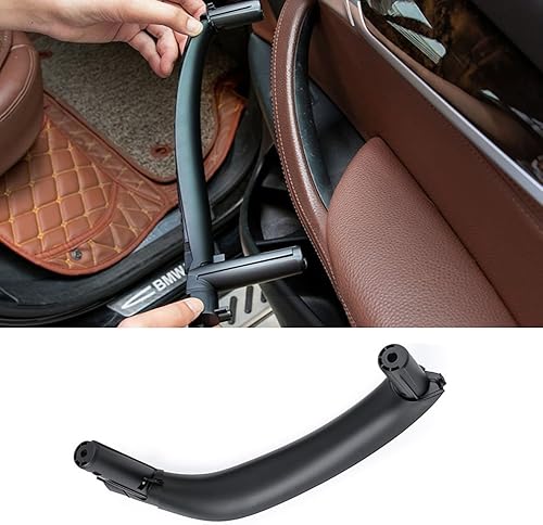 Jaronx para BMW X5 X6 tirador de puerta, interior de la puerta para parte delantera derecha del pasajero derecha de puerta trasera con reposabrazos