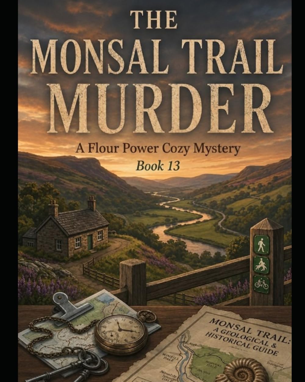 The Monsal Trail Murder in Derbyshire: A Bakewell Baker Mystery: An Atmospheric English Village Whodunnit (The Flour Power Mysteries Book 13) (The Flour Power Series a Cozy Culinary in Derbyshire)