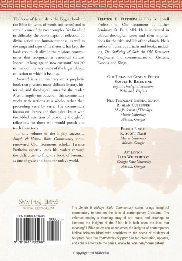 Jeremiah (Smyth & Helwys Bible Commentary series)