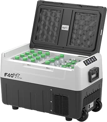 F40C4TMP 35L ポータブル冷蔵庫 2室独立温度制御&大容量1室 -20℃～10 