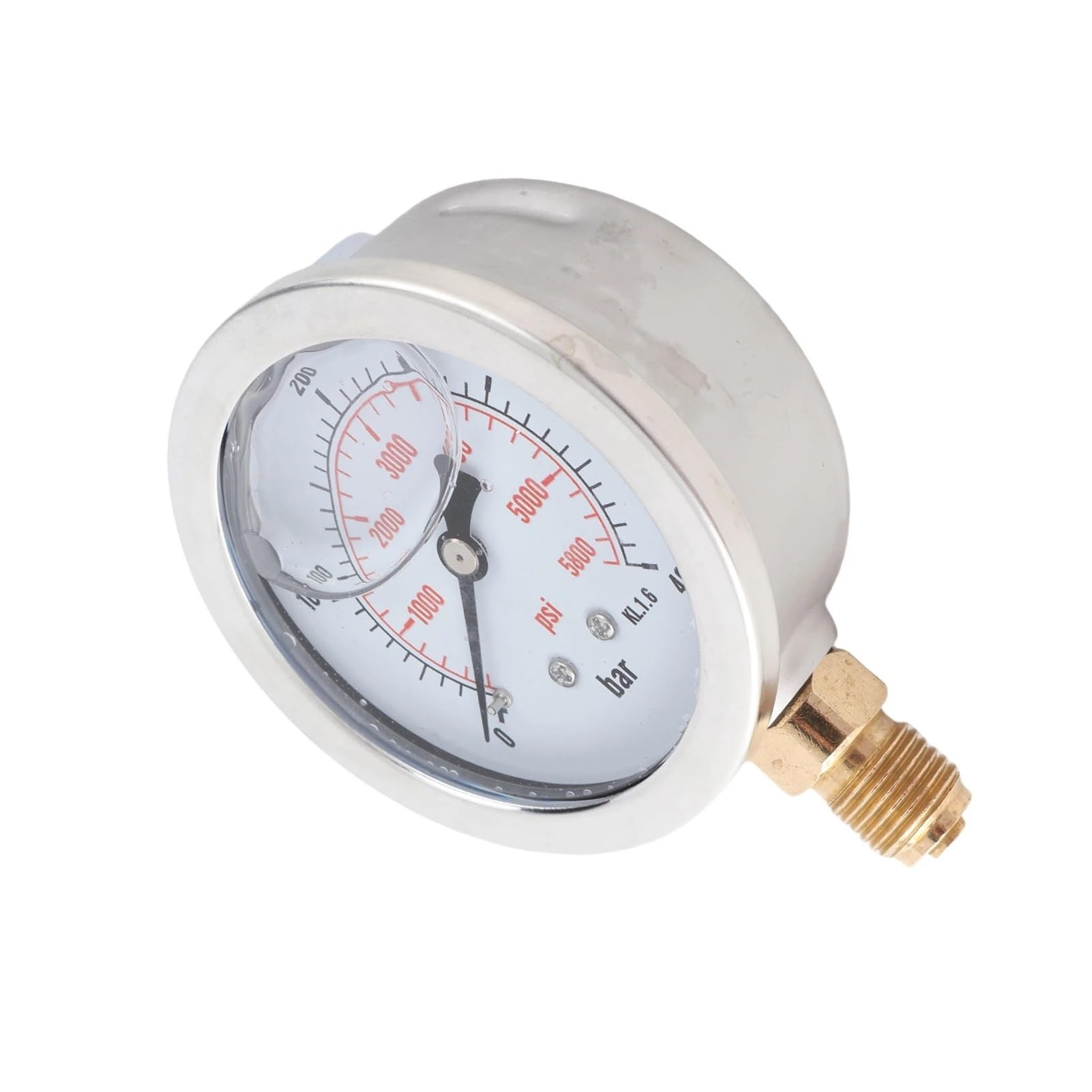 Ciśnieniomierz, 0-400BAR 0-5800PSI G1/4 68mm Dial manometr hydrauliczny miernik narzędzie do pomiaru ciśnienia